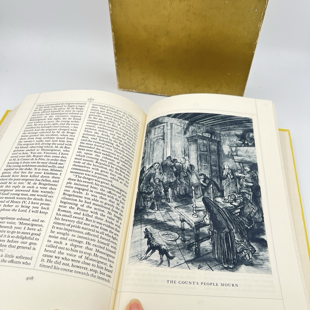 The‎ Man In The Iron Mask by Alexandre Dumas , Heritage Club 1964 - Hardcover - Picture 15 of 16